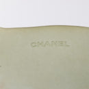 CHANEL Tote Bag Rubber Khaki Silver CC Auth mr2989-18