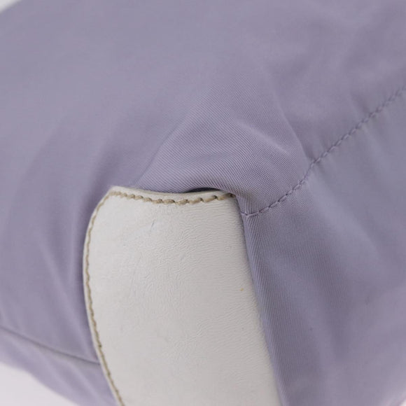 PRADA Shoulder Bag Nylon Purple Silver Auth mr2990