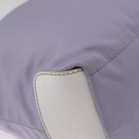 PRADA Shoulder Bag Nylon Purple Silver Auth mr2990