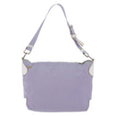 PRADA Shoulder Bag Nylon Purple Silver Auth mr2990-3