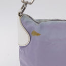 PRADA Shoulder Bag Nylon Purple Silver Auth mr2990-4