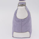 PRADA Shoulder Bag Nylon Purple Silver Auth mr2990-6