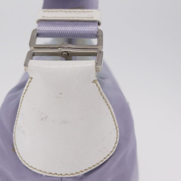 PRADA Shoulder Bag Nylon Purple Silver Auth mr2990