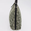 Christian Dior Trotter Canvas Accessory Pouch Khaki Silver Auth mr2991V-3