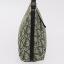 Christian Dior Trotter Canvas Accessory Pouch Khaki Silver Auth mr2991V-4