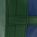 LOUIS VUITTON Epi Noe Shoulder Bag Green Blue M44044 LV Auth mr2992-23