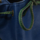 LOUIS VUITTON Epi Noe Shoulder Bag Green Blue M44044 LV Auth mr2992-25