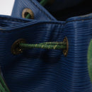 LOUIS VUITTON Epi Noe Shoulder Bag Green Blue M44044 LV Auth mr2992-26