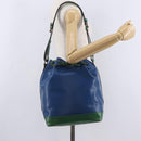 LOUIS VUITTON Epi Noe Shoulder Bag Green Blue M44044 LV Auth mr2992-32