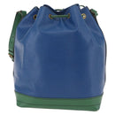 LOUIS VUITTON Epi Noe Shoulder Bag Green Blue M44044 LV Auth mr2992-3