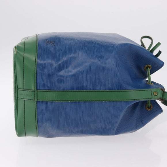 LOUIS VUITTON Epi Noe Shoulder Bag Green Blue M44044 LV Auth mr2992