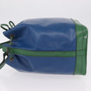 LOUIS VUITTON Epi Noe Shoulder Bag Green Blue M44044 LV Auth mr2992-5
