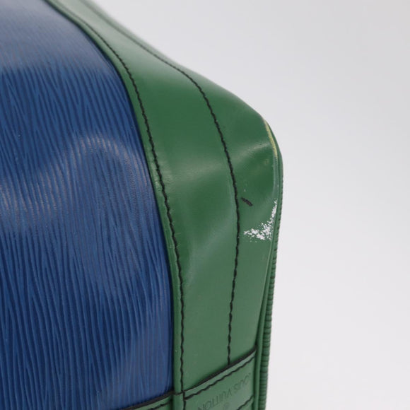 LOUIS VUITTON Epi Noe Shoulder Bag Green Blue M44044 LV Auth mr2992