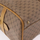 GUCCI Micro GG Web Sherry Line Hand Bag PVC 2way Beige 002 58 4422 Auth mr2994-23
