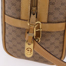 GUCCI Micro GG Web Sherry Line Hand Bag PVC 2way Beige 002 58 4422 Auth mr2994-25