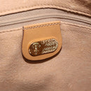 GUCCI Micro GG Web Sherry Line Hand Bag PVC 2way Beige 002 58 4422 Auth mr2994-27