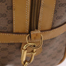 GUCCI Micro GG Web Sherry Line Hand Bag PVC 2way Beige 002 58 4422 Auth mr2994-5