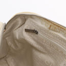 CHANEL Hand Bag Canvas Beige Silver CC Auth mr3001A-28