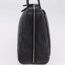 CHANEL Hand Bag Caviar Skin Black Gold Tone CC Auth mr3003V-3