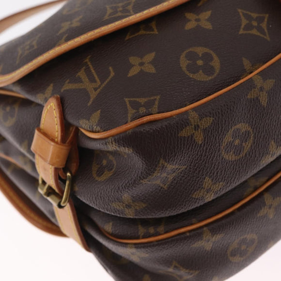LOUIS VUITTON Monogram Saumur 30 Shoulder Bag M42256 LV Auth mr3006V