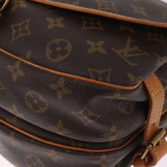 LOUIS VUITTON Monogram Saumur 30 Shoulder Bag M42256 LV Auth mr3006V