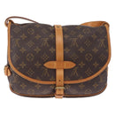 LOUIS VUITTON Monogram Saumur 30 Shoulder Bag M42256 LV Auth mr3006V-3