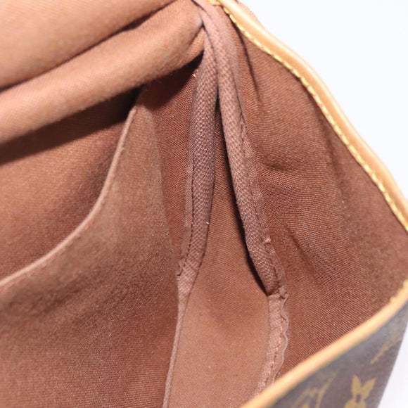 LOUIS VUITTON Monogram Saumur 30 Shoulder Bag M42256 LV Auth mr3006V