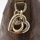GUCCI GuccissimaGG Shoulder Bag Leather Bronze Gold Tone 269958 Auth mr3015A-18