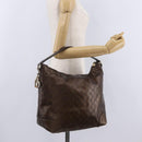 GUCCI GuccissimaGG Shoulder Bag Leather Bronze Gold Tone 269958 Auth mr3015A-24