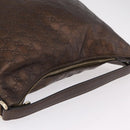 GUCCI GuccissimaGG Shoulder Bag Leather Bronze Gold Tone 269958 Auth mr3015A-7