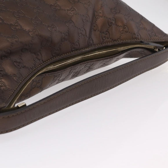 GUCCI GuccissimaGG Shoulder Bag Leather Bronze Gold Tone 269958 Auth mr3015A