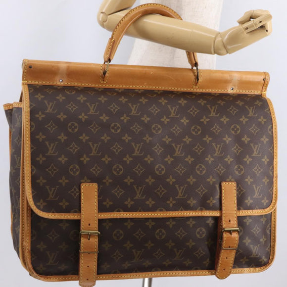 LOUIS VUITTON Monogram Sac Chas Boston Bag M41141 LV Auth mr3018