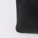 CELINE Trio Shoulder Bag Leather Black Gold Tone Auth mr3023-2