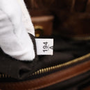 Miu Miu Hand Bag Leather 2way Brown Gold Tone Auth mr3024V-12
