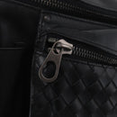 BOTTEGA VENETA INTRECCIATO Shoulder Bag Leather Black 121604 Auth mr3025-18