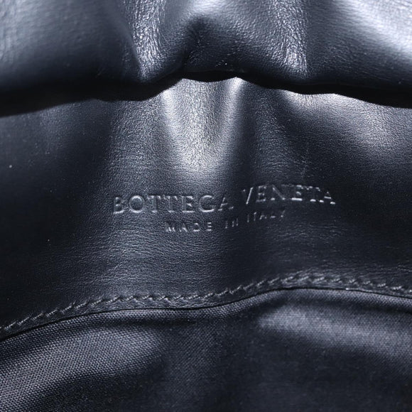 BOTTEGA VENETA INTRECCIATO Shoulder Bag Leather Black 121604 Auth mr3025