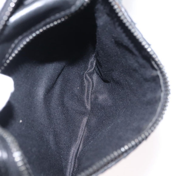 BOTTEGA VENETA INTRECCIATO Shoulder Bag Leather Black 121604 Auth mr3025