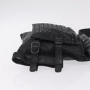 BOTTEGA VENETA INTRECCIATO Shoulder Bag Leather Black 121604 Auth mr3025-4