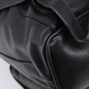 GUCCI Bamboo Backpack Leather Black Gold Tone 003 38 0016 Auth mr3026A-15