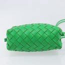 BOTTEGA VENETA INTRECCIATO Mini Barakito Shoulder Bag Leather Green Auth mr3028V-5