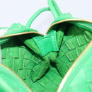 BOTTEGA VENETA INTRECCIATO Mini Barakito Shoulder Bag Leather Green Auth mr3028V-11