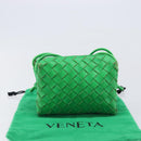 BOTTEGA VENETA INTRECCIATO Mini Barakito Shoulder Bag Leather Green Auth mr3028V-12