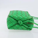 BOTTEGA VENETA INTRECCIATO Mini Barakito Shoulder Bag Leather Green Auth mr3028V-3