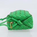 BOTTEGA VENETA INTRECCIATO Mini Barakito Shoulder Bag Leather Green Auth mr3028V-4