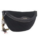 BALENCIAGA Souvenir Body Bag Leather Black Silver 531550 Auth mr3029A-1