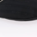 BALENCIAGA Souvenir Body Bag Leather Black Silver 531550 Auth mr3029A-17