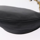 BALENCIAGA Souvenir Body Bag Leather Black Silver 531550 Auth mr3029A-20