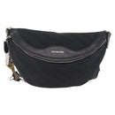 BALENCIAGA Souvenir Body Bag Leather Black Silver 531550 Auth mr3029A-13