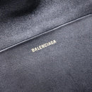 BALENCIAGA Souvenir Body Bag Leather Black Silver 531550 Auth mr3029A-23
