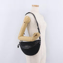BALENCIAGA Souvenir Body Bag Leather Black Silver 531550 Auth mr3029A-30